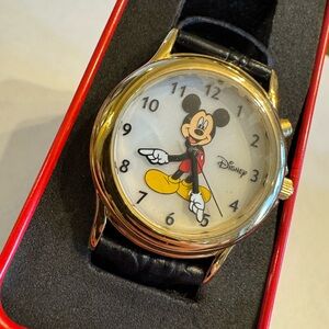 Mickey Mouse Gold and Black Watch